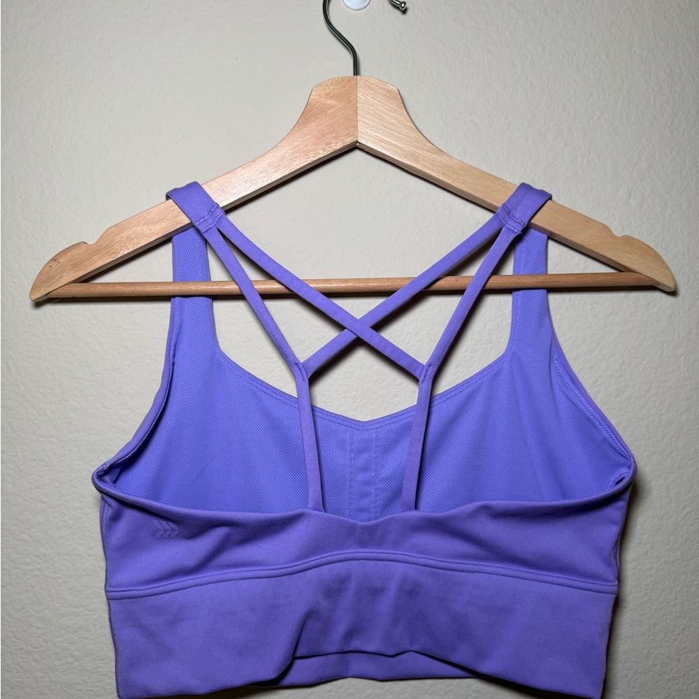 All in Motion Medium Crossback deep purple sports Bra - Picture 7 of 7